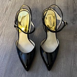 Michael Kors Patent Leather Strap Heels